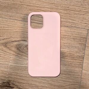 iPhone 12 Pink Silicone Phone Case